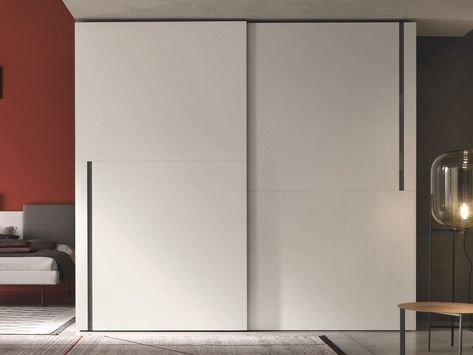 Wardrobe with sliding doors DENVER | Wardrobe with sliding doors By Gruppo Tomasella Sliding Door Wardrobe Design Modern, 2 Sliding Door Wardrobe Design, Sliding Wardrobe Doors Design, Modern Wardrobe Design Sliding Doors, Wardrobe With Sliding Doors, Sliding Wardrobe Design, Wardrobe Mirror, Modern Wardrobe Design, Wardrobe Laminate Design