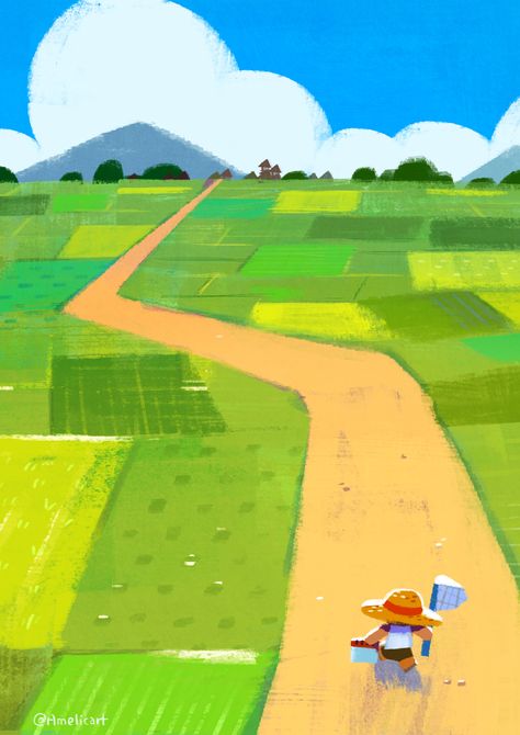 Kyoto University, Japan Summer, Game Animation, 동화 삽화, Color Script, Summer Illustration, Summer Painting, Freelance Illustrator, Children's Book Illustration