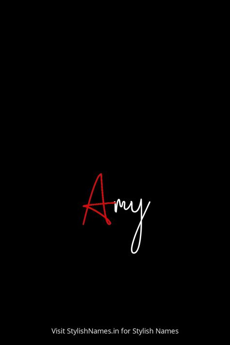 Amy by StylishNames.in Amy Name, Player Unknown, Gamer Tags, Call Of Duty Mobile, Name For Instagram, Stylish Name, Online Multiplayer Games, People Names, First Person Shooter