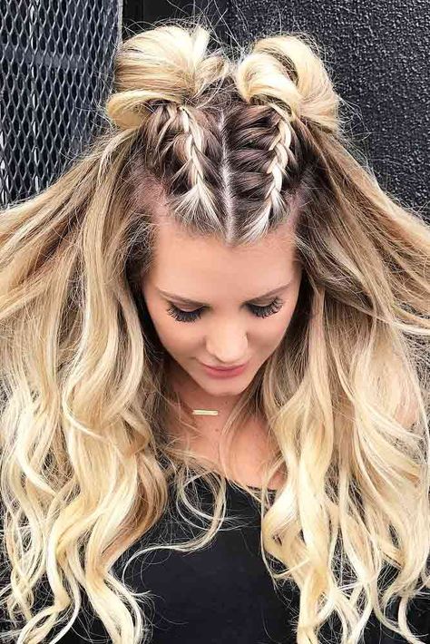 Super Easy Quick Hairstyles for All Hair Lengths ★ See more: http://lovehairstyles.com/super-easy-quick-hairstyles/ Side Braid Hairstyles, Easy Hairstyles Quick, Cool Braid Hairstyles, Fast Hairstyles, Peinados Fáciles Para Cabello Corto, Cool Braids, Penteado Cabelo Curto, Long Blonde, Easy Hairstyles For Long Hair