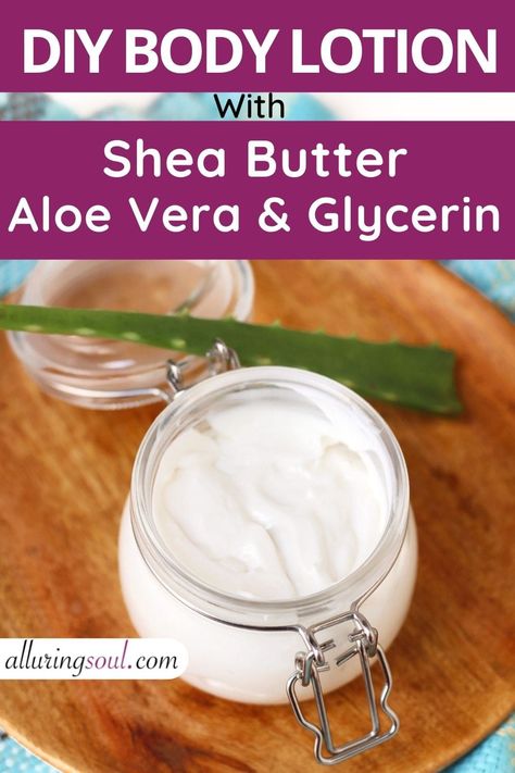 DIY Body Lotion With Shea Butter, Aloe Vera And Glycerin Diy Body Lotion, Wrinkles Remedies, Lotion Recipe, Face Oils, Diy Lotion, Brown Spots Removal, Diy Kosmetik, Baking Soda Shampoo, Diy Products