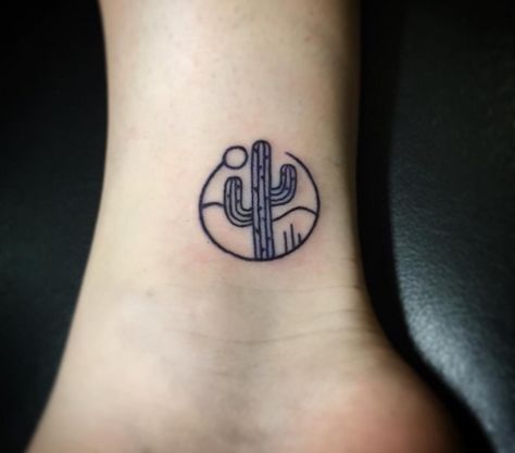 cactus tattoo                                                                                                                                                                                 More Cactus Tattoo Small, Arizona Tattoo, Texas Tattoos, Cactus Tattoo, Tattoo Schrift, Geniale Tattoos, Viria, Tattoo Small, Dream Tattoos