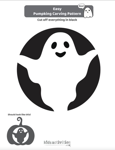 How To Carve A Ghost Pumpkin, Halloween Carving Stencils, Simple Ghost Pumpkin Carving, Ghost Pumpkin Carving Stencils, Free Halloween Pumpkin Stencils, Easy Pumpkin Carving Ideas Ghost, Pumpkin Carving Outlines Stencil, Cute But Easy Pumpkin Carving, Ghost Pumpkin Template