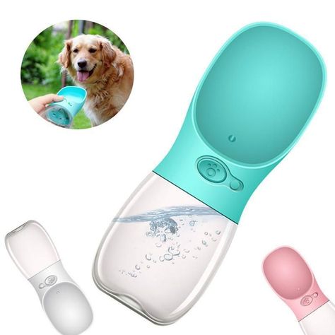 Dog Accessories - Pamper yourself today! Visit to discover the amazing brands and items you need immediately. Dog Water Bottle, Carbon Filter, Water Dispenser, Leak Proof, Drinking Water, A Dog, Water Bottle, Bowl, Pet