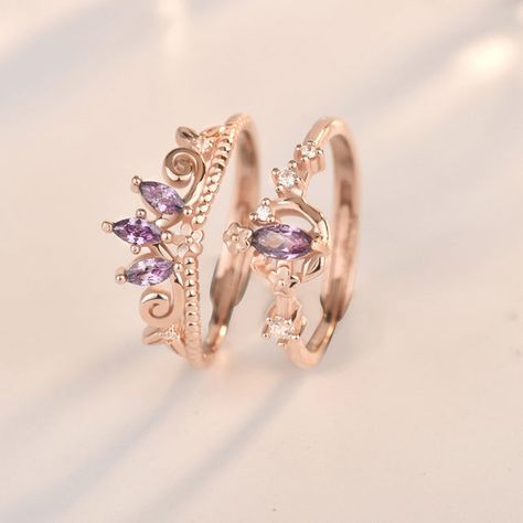 Rapunzel Ring, Cute Promise Rings, Hand Jewelry Rings, Pink Diamond Engagement Ring, Cute Engagement Rings, Princess Jewelry, Cherry Blossom Season, Future Engagement Rings, Princess Rapunzel