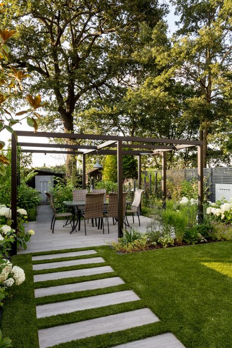 Back Garden Design, Have Inspiration, Contemporary Garden, Outdoor Gardens Design, Backyard Garden Design, City Garden, Small Garden Design, Garden Cottage, Outdoor Dining Area