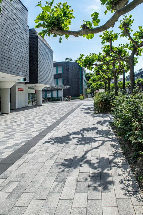 Street Pavement, Concrete Pathway, Entrance Arch, Pedestrian Walkway, Stock Portfolio, Precast Concrete, Stone Feature, Paving Stones, Architecture Student