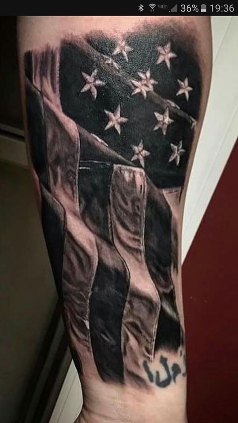 American Flag Tattoo Tattoo Forearm Sleeve, American Flag Sleeve Tattoo, Tattoo Special, Flag Tattoos, Patriotic Tattoos, Army Tattoos, Armor Tattoo, Forearm Sleeve, Tattoo Forearm