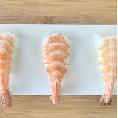 Ebi Sushi Recipe Ebi Sushi, Cooking Sushi Rice, Cooking Sushi, Sushi Bars, Sushi Rice Recipes, Sushi Vinegar, Shrimp Sushi, Sushi Recipe, Easy Sushi