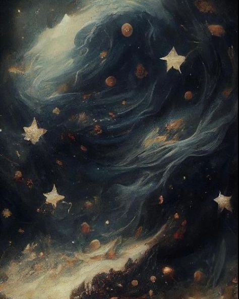 Ethereal Art Dark Aesthetic, Celestial Art Wallpaper, Ethereal Bedroom Aesthetic, Whimsical Homes, 2024 Bedroom, Stars Vintage, Moon Artwork, Celestial Print, Fairy Paintings