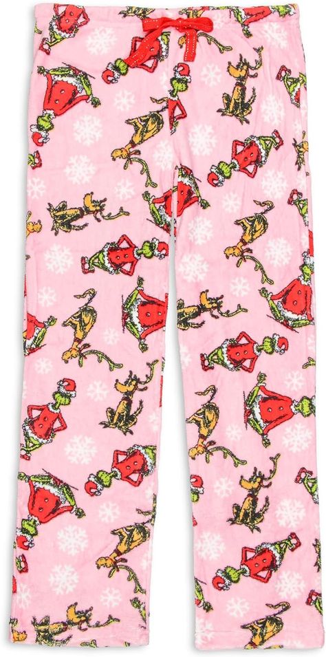 Womens Pj Pants, Grinch Pajamas, Plush Pajama Pants, Pink Pajama Pants, Christmas Pajama Pants, Pajama Bottoms Womens, Fleece Pajama Pants, Cute Pajama Sets, Santa Suits