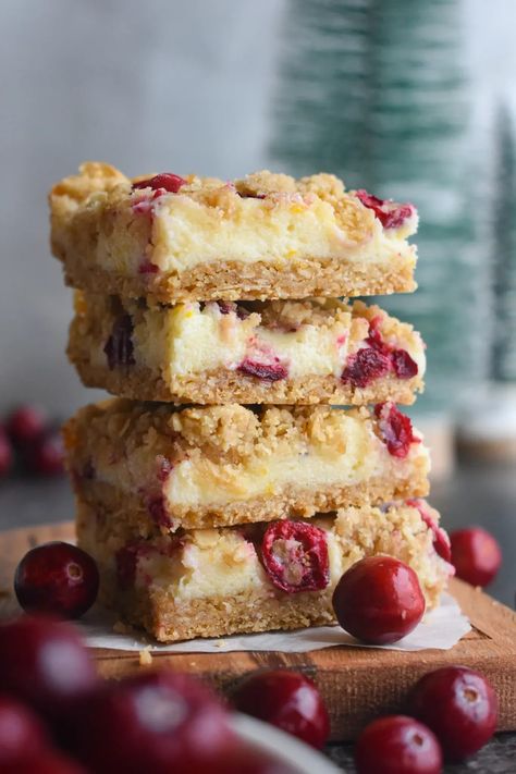 Stack of four Cranberry Bars Dance Around The Kitchen Recipes, Cranberry Cream Cheese Bars, Cranberry Bars With Cream Cheese, Cranberry Squares, Cranberry Bars Recipe, Entertaining Christmas, Cranberry Cheesecake Bars, Cookies 2023, Dance Around The Kitchen