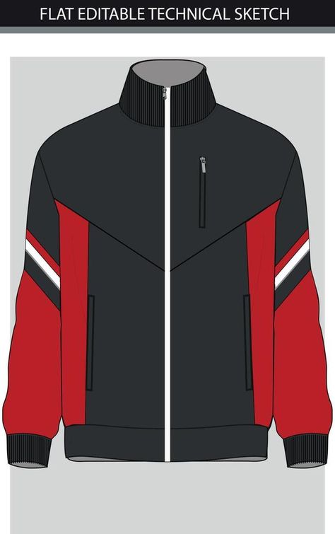 Sport jacket color block Vector illustration of illustration file Sports Jacket Design, Jacket Illustration, File Illustration, Sporty Outfits Men, Jacket Designs, Hoodie Drawing, Jacket Sport, Sport Jacket, Mens Workout Clothes