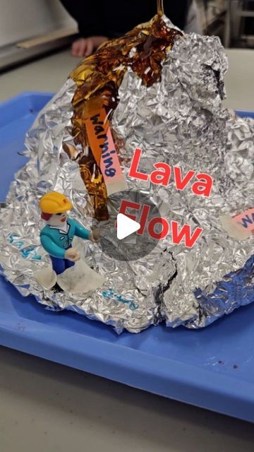 Experiments For 3rd Grade, How To Build A Volcano, How To Make A Volcano, Kids Volcano Experiment, Diy Volcano Projects, Volcano Model, Volcano Projects, Volcano Activities, Making A Volcano