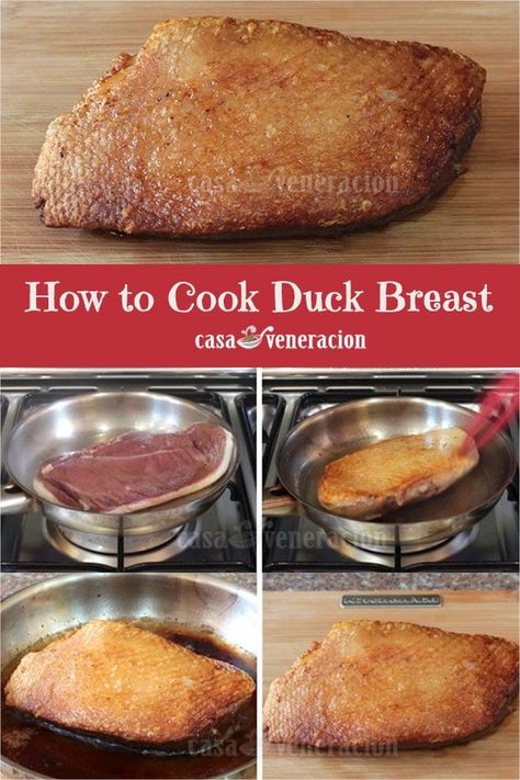 Cooking Duck Breast, How To Cook Duck Breast, Wild Duck Recipes, Duck Breast Recipes, How To Cook Duck, Roasted Duck Recipes, Roasted Duck Breast, Duck Breast Recipe, Kfc Chicken Recipe