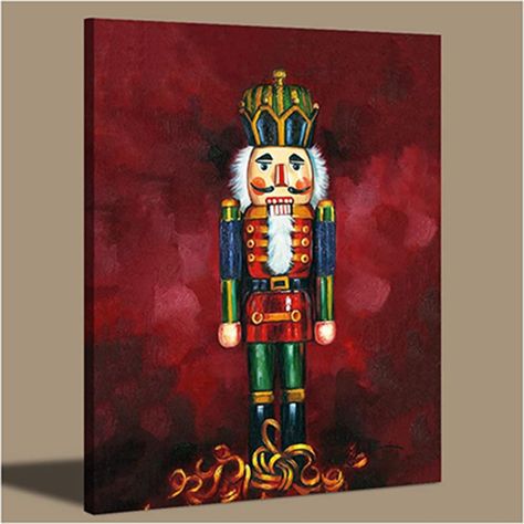 Nutcracker Artwork, Nutcracker Painting, Nutcracker Art, Jacket Painting, Christmas Soldiers, Shrink Film, Artwork For Home, Painting Lessons, Nutcracker Christmas