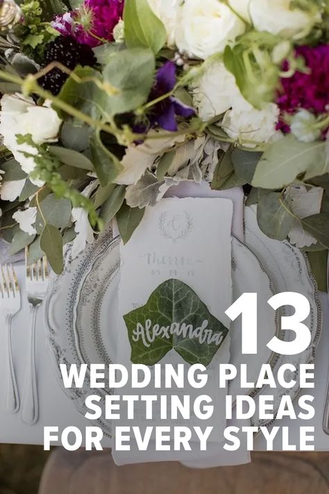 wedding place setting ideas Charger Place Setting Wedding, Casual Wedding Place Settings, Reception Table Settings Without Plates, Outdoor Wedding Place Settings, Place Setting For Buffet Wedding, Place Setting For Wedding, Wedding Plate Settings, Wedding Placemats Ideas, Plate Chargers Ideas