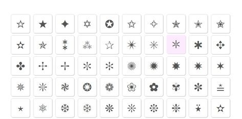 Copy And Paste Emoticons, Copy And Paste Cute Symbols, Y2k Symbols Star, Star Copy And Paste, Star Symbol Aesthetic, Star Bio Ideas, Y2k Symbols Copy And Paste, Heart Symbol Aesthetic Copy And Paste, Star Emoji Aesthetic