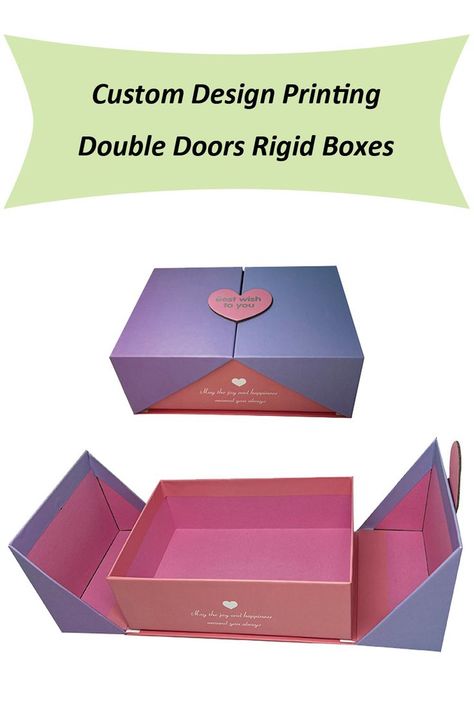 double door rigid box Cartonnage, Box Bag Packaging, Packing Box Design, Luxury Box Design, Shoe Box Design, Unboxing Packaging, Luxury Box Packaging, Luxury Packaging Design, Packaging Ideas Business