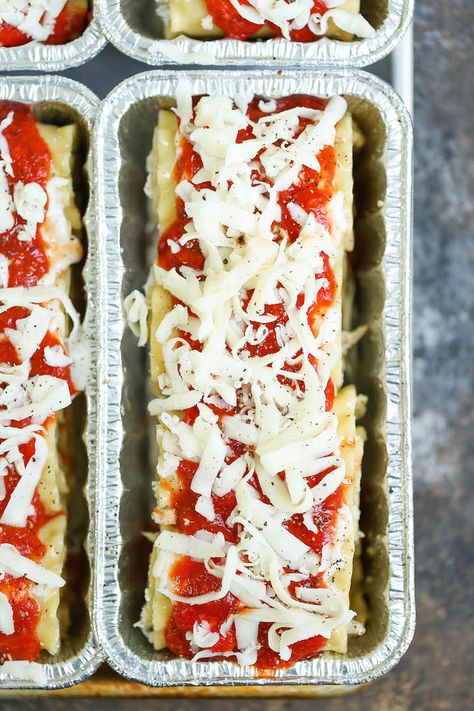 Freezer Lasagna Roll Ups - Damn Delicious Freeze Lasagna, Lasagna Filling, Make Ahead Lasagna, Freezer Lasagna, Lasagne Roll Ups, Frozen Lasagna, Lasagna Roll Ups, Freezer Dinners, Budget Freezer Meals