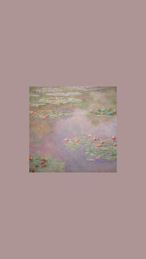 Monet Art Wallpaper, Monet Wallpaper Aesthetic, Monet Paintings Wallpaper, Arthoe Aesthetic Wallpaper, 70s Lockscreen, Monet Phone Background, Claude Monet Homescreen, Claude Monet Phone Wallpaper, Wallpaper Tumblr