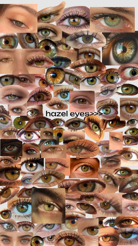 hazel eyes!!!! Pretty Eyes Color, Green Brown Eyes, Rare Eye Colors, Brown Eyes Aesthetic, Hazel Green Eyes, Eye Color Chart, Eye Facts, Beautiful Eyes Color, Eyes Wallpaper