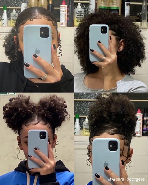 Natural Curls Hairstyles Short, Curly Hair With Taper, Cute Natural Hairstyles For Thick Hair, Hairstyle For Natural Hair Black Women, Mixed Curly Hair, Quick Natural Hair Styles, Cute Curly Hairstyles, Curly Hair Styles Easy, Natural Curls Hairstyles