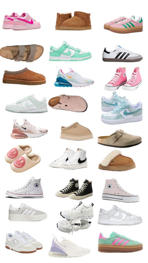 Cheap Trending Shoes, Teen Girl Shoes 2024, 2024 School Year Shoes, Shoe Wishlist 2024, Popular Shoes 2024, Shoes Inspo 2024, Trending Shoes 2024, Shoes For Middle School, Popular Shoes For Teens