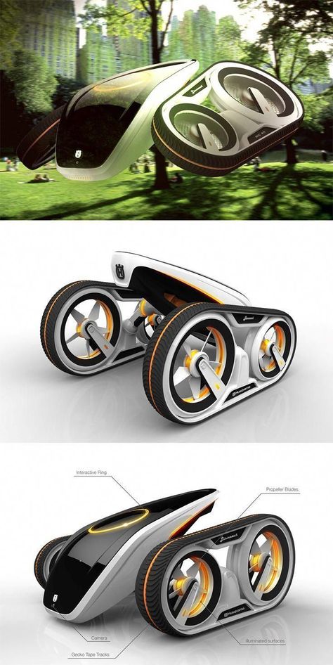 Robot Ideas, Futuristic Cars Concept, Audio Mobil, Concept Vehicles Sci Fi, Futuristic Cars Design, Tricycle Bike, Space Ship Concept Art, Flying Vehicles, Drones Concept