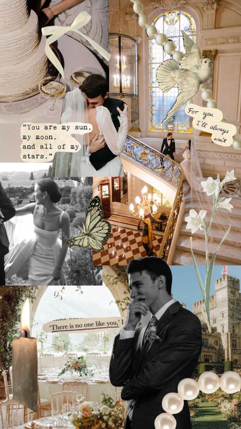 #moodboard #aesthetic #collage #love #wedding Wedding Collage Aesthetic, Collage Wedding Invitations, Wedding Aesthetic Collage, Engagement Scrapbook Ideas, Wedding Collage Ideas, Couples Collage, Romantic Collage, Couple Collage, Chromebook Wallpaper