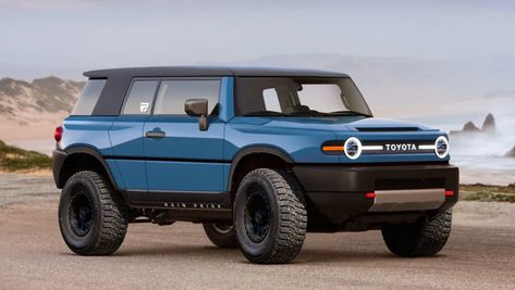 2023 Toyota FJ Cruiser takes shape: Is this what a new Ford Bronco, Jeep Wrangler rival could look like? - Car News | CarsGuide Toyota Usa, Toyota Fj Cruiser, Fj Cruiser, Family Car, Fender Flares, Ford Bronco, Land Rover Defender, Offroad Vehicles, Mini Van