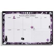 Witch Student, Weekly Planner Notepad, Desk Room, Sage Smudging, Undated Weekly Planner, Weekly Planner Template, Planner Notepad, Calendar Gifts, Student Organization