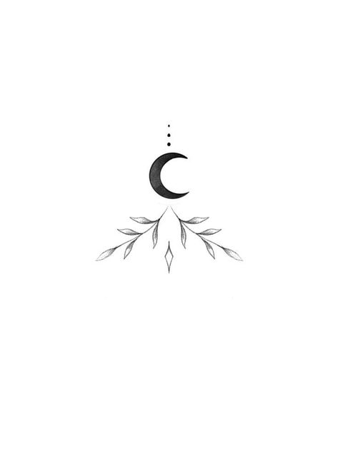 Moon Sternum Tattoo, Underboob Tattoo, Sternum Tattoo, Star Tattoos, S Tattoo, Minimal Tattoo, Tattoo Inspo, Arm Sleeve, Moon Tattoo