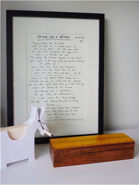 A framed family letter. | 26 Incredibly Meaningful Gifts You Can Give Your Kids Open When Letters, State Wall Art, Framed Letters, Special Letters, Contemporary Home Office, Graduation Presents, Childhood Toys, Family Gifts, Meaningful Gifts