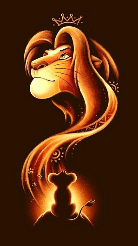 Lion King Drawings, Aesthetic Disney, King Lion, Roi Lion, Wallpaper Disney, Disney Phone Wallpaper, Cute Disney Wallpaper, Cute Disney, Disney Wallpaper