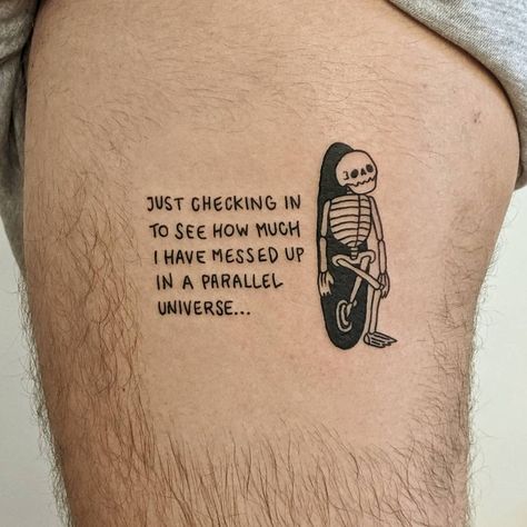 Parallel Universe Tattoo, Universe Tattoo, Parallel Universe, Tattoo Quotes, Tatting, Universe, Tattoos, Quick Saves