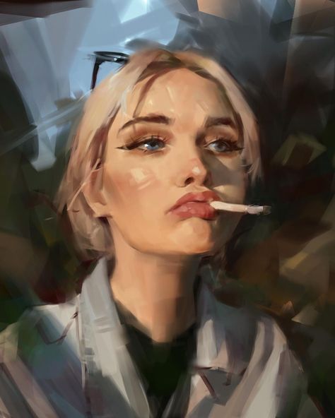 brookskim on Instagram: “I found her original picture on Pinterest. But I couldn't figure out who it was. ⠀ #illustration #drawing #digitaldrawing #brookskim…” Digital Painting Portrait, Illustration Styles, Photoshop Painting, Daily Painting, Pizza Hut, Realistic Art, Portrait Illustration, Digital Portrait, Illustration Drawing