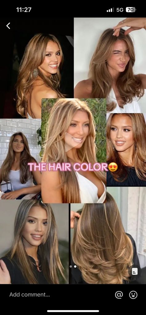 Jessica Alba Hair, Honey Hair Color, Honey Brown Hair, Brown Hair Inspo, Hair Color Streaks, Brunette Hair With Highlights, Hairstyles For Layered Hair, Honey Blonde Hair, Brown Hair Balayage