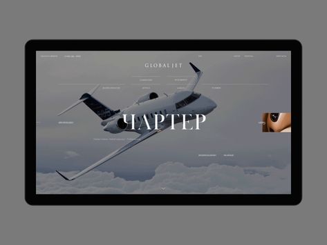 Desktop 1 Flight Website Design, Private Jet Website Design, Typo Motion, Ui Website, Luxury Jets, Card Ui, News Website Design, Flight Booking, Digital Web