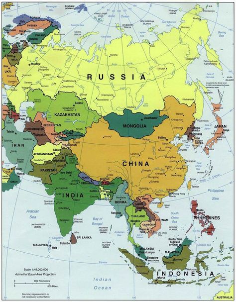 East Asia Map, Pacific Map, World Map Picture, India World Map, World Geography Map, Map Of Asia, Naypyidaw, World Map With Countries, Asia Continent