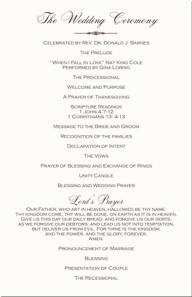 christian+wedding+programs | Ceremony Sample Wedding Ceremony Program, Vow Renewal Ceremony Program, Christian Wedding Ceremony Programs, Wedding Ceremony Program Ideas, Modern Christian Wedding, Wedding Service Program, Church Wedding Program, Wedding Program Examples, Wedding Program Template Free