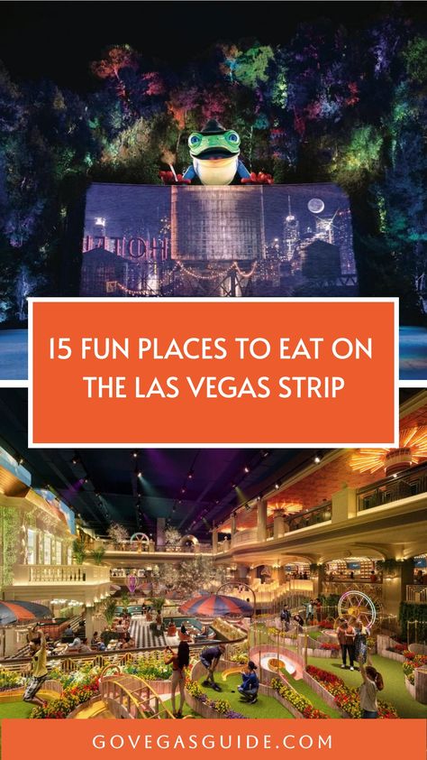 Your Las Vegas-y meoments don’t have to be limited to just shows, bars, and clubs. Fun and over-the-top moments could also be had at the places you eat at! Here are all our top recommendations for fun places to eat in Vegas. Vegas Must Haves, Vegas Food Ideas, Fun Things To Do In Las Vegas, Unique Things To Do In Las Vegas, Las Vegas Hacks, Las Vegas Girls Trip, Where To Eat In Vegas, Fun Vegas Restaurants, Best Restaurants In Vegas