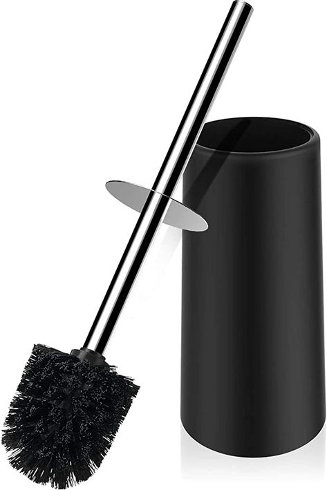 Amazon.com: nacena Toilet Brush and Holder,Toilet Bowl Brush with 304 Stainless Steel Long Handle, Hidden Toilet Brush with Durable Scrubbing Bristles for Bathroom Deep Cleaning: Home & Kitchen Hidden Toilet Brush, Bathroom Deep Cleaning, Hidden Toilet, Glass Rinser, Toilet Bowl Brush, Electric Cleaning Brush, Toilet Brushes And Holders, Black Toilet, Toilet Bowl Cleaner