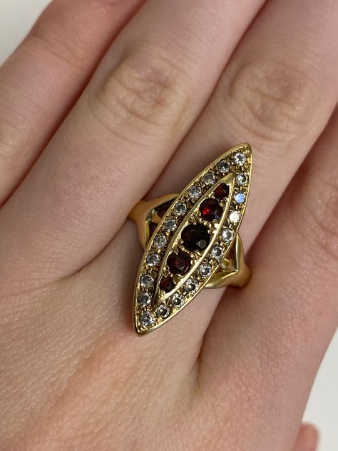 Garnet ring vintage