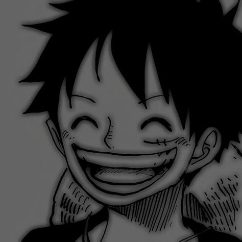 Luffy Black And White, Happy Birthday Luffy, Luffy Black, Fairytale House, Anime Photo Profile Dark, One Piece Luffy, Monkey D Luffy, One Piece Manga, Naruto