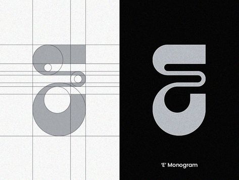 E Letter Images, E Monogram, E Letter, Coin Logo, Learning Logo, Letter Images, Directory Design, Monogram Logo Design, Letter Logo Design