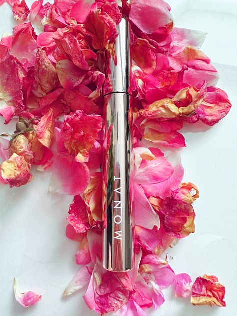 MONAT Mascara on rose petals Carrot Seed Oil, Citrus Aurantifolia, Lime Oil, Carrot Seeds, Lash Serum, Clover Flower, Hair Thickening, Favorite Skincare Products, Lash Lift