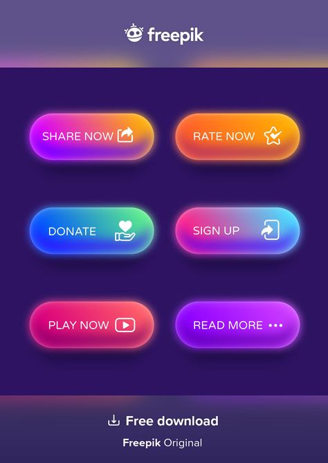 Website Button Design, Web Button Design, Ui Button Design, Button Ui Design, Gradient Website, Gradient Button, Button Website, Game Icon Design, Website Elements