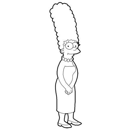 Simpsons Marge, Disney Character Drawings, Simpsons Drawings, Marge Simpson, How To Draw Steps, Drawing Lesson, Family Drawing, Step Drawing, Drawing Lessons