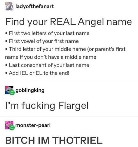 Angel Name, Real Angels, Writing Inspiration Prompts, Funny Tumblr Posts, Story Writing, What’s Going On, Tumblr Funny, Writing Inspiration, Funny Posts